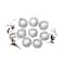 Whitehurst 8ct. 3.25" Matte Glass Ball Ornaments